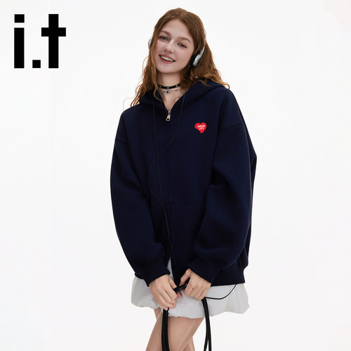 itCHOCOOLATE连帽开衫卫衣男女