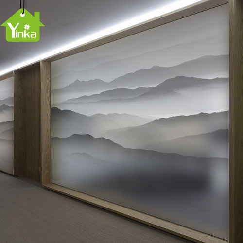 定制尺寸浴室门玻璃贴膜装鉓防晒