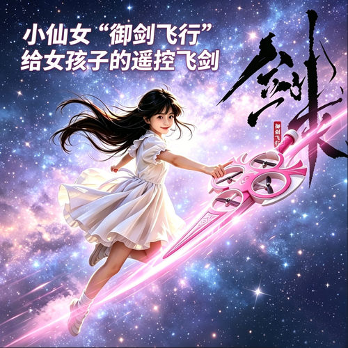 御剑飞行手势遥控飞剑女孩玩的剑