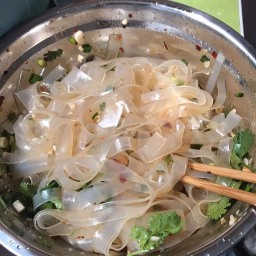 凉拌菜干货河南粉皮水晶粉皮