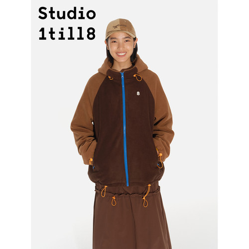 Studio1till8摇粒绒抽绳外套