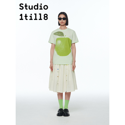 Studio1till8水果大印花短袖T恤