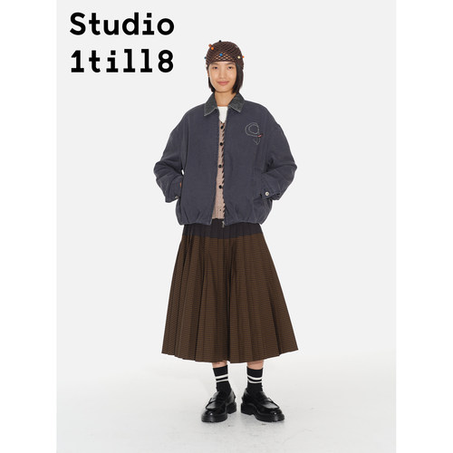 Studio1till8珠绣西部牛仔外套