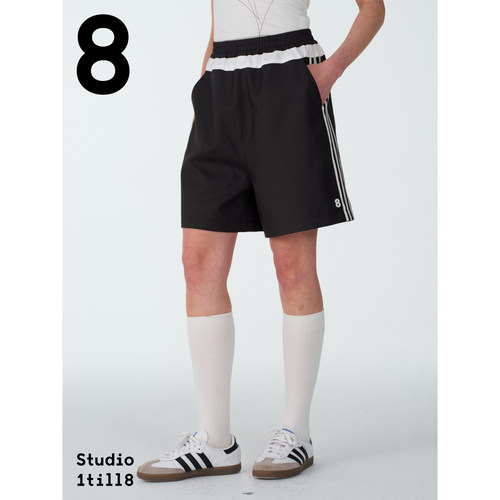 Studio1till88拼接撞色短裤