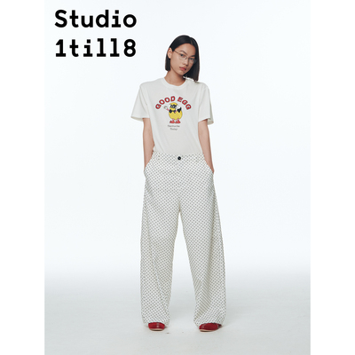 Studio1till8GOODEGG印花T恤