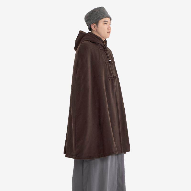 特卖僧服冬季斗篷雅丽绒僧人打坐披风和尚禅修披肩男女款居士服观