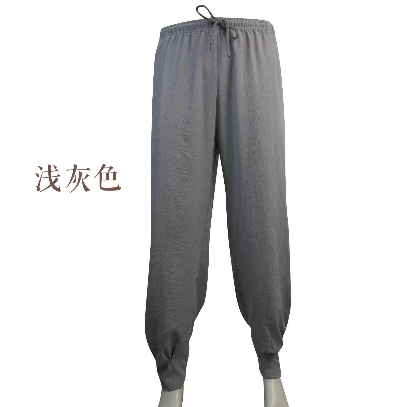 特价僧裤夏季薄款免绑腿男女居士和尚出家人僧人禅修收口收腿裤长