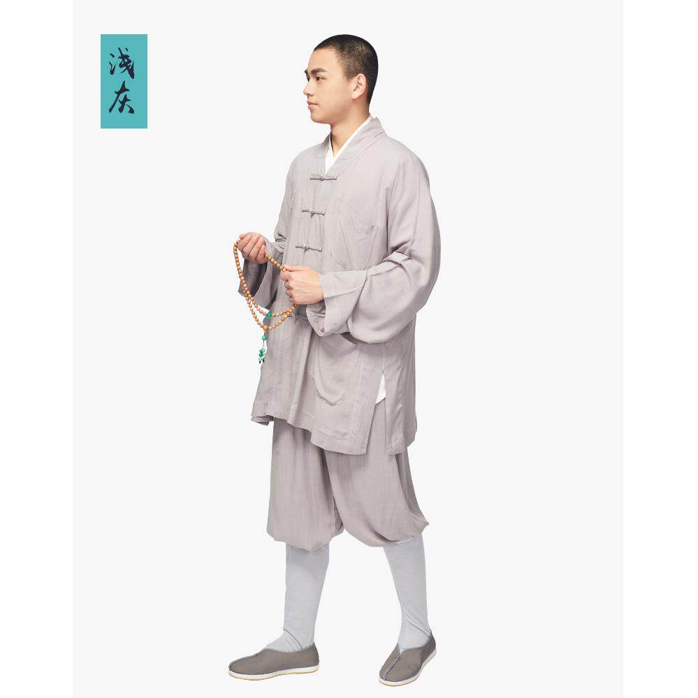 特价尚远僧服冰丝短褂夏季僧人小褂超薄垂僧服僧衣短褂套装和尚服