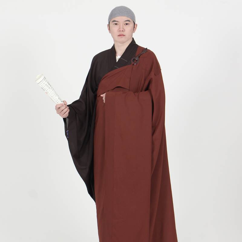新款竺云四季衣服不透明缦衣麻纱戒衣五戒居士男女海青搭衣袈裟僧