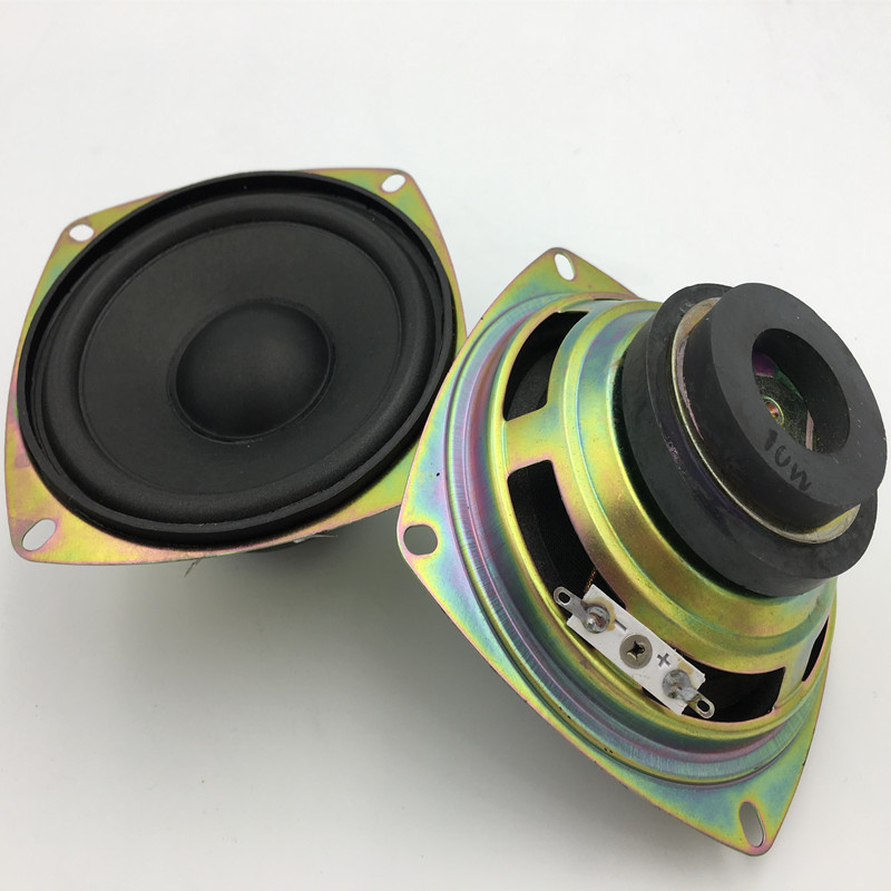 包郵4寸4歐10瓦低音喇叭 音箱音響 4歐10W 低音 全頻 揚聲器配件