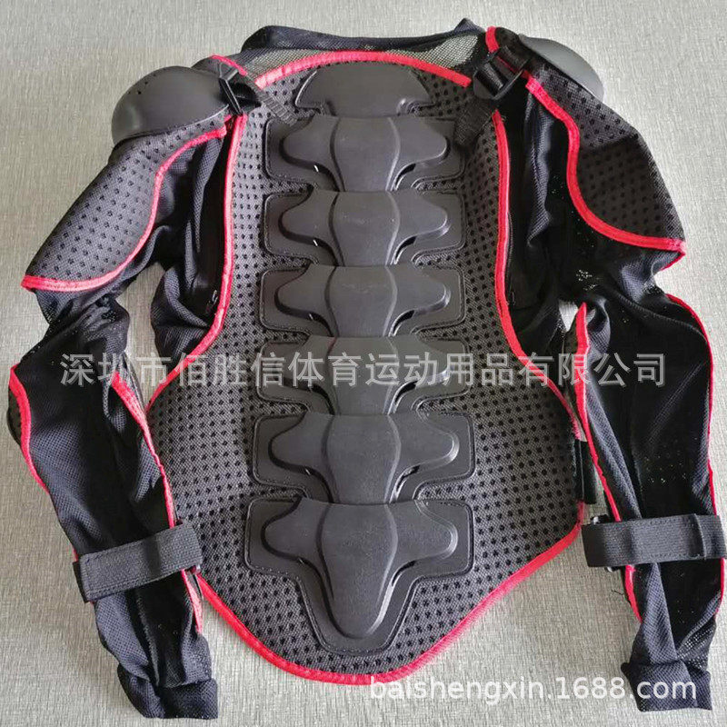 摩托车骑行装备护具方孔护甲衣护胸护背厂家透气轻便防撞