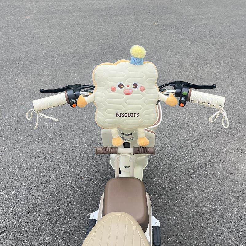 适用电动车儿童防撞头垫座椅护头枕通用宝宝卡通加厚防撞头通