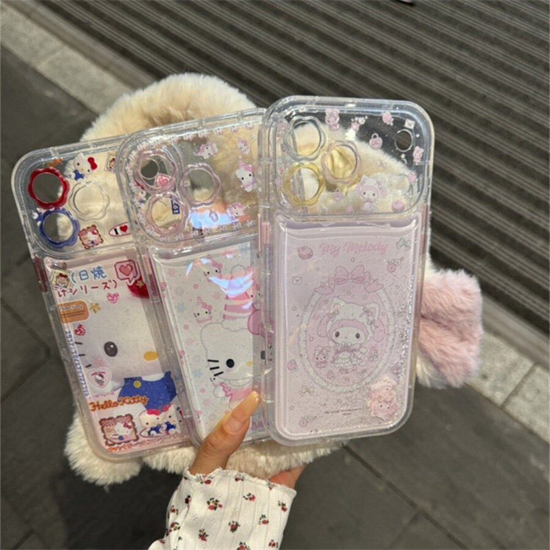 日文猫咪摇摇乐流沙适用于苹果iPhone17promax手机壳17女款iphone16pro可爱15pm甜妹15防摔13小众14少女Pro硬