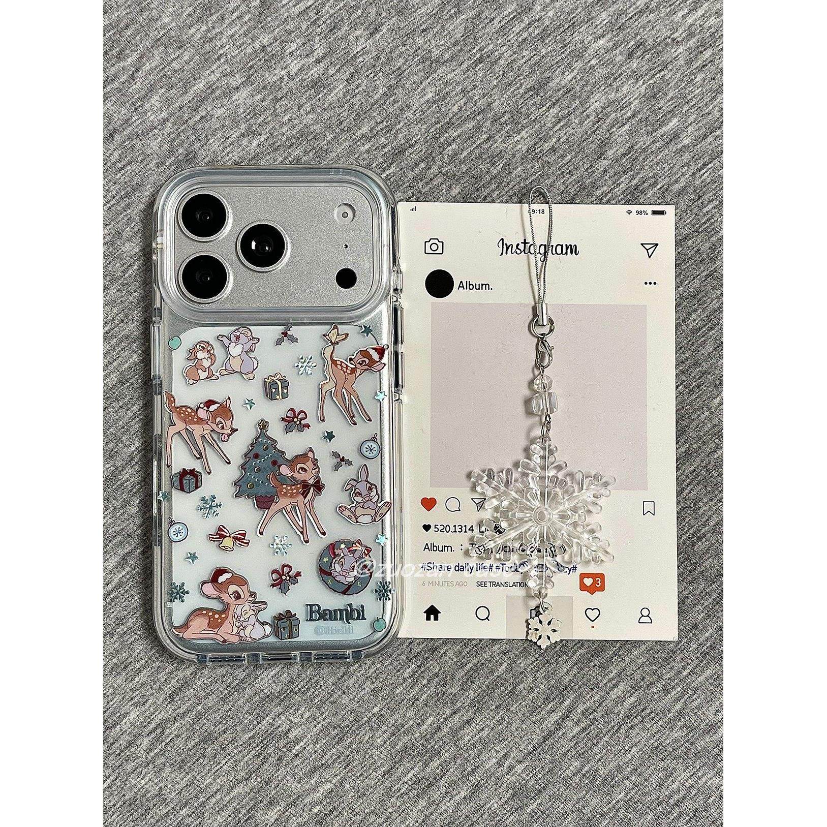 鎏金圣诞树礼物小鹿兔子适用苹果iPhone17promax手机壳16pro女款15p带挂饰14气囊双层13新款17全包防摔保护套,3C数码配件,手机保护套/壳,淘宝优惠券,粉丝福利购,淘宝优惠卷