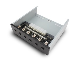 PH006台式电脑光驱位6路硬盘电源开关控制切换器,多系统切换