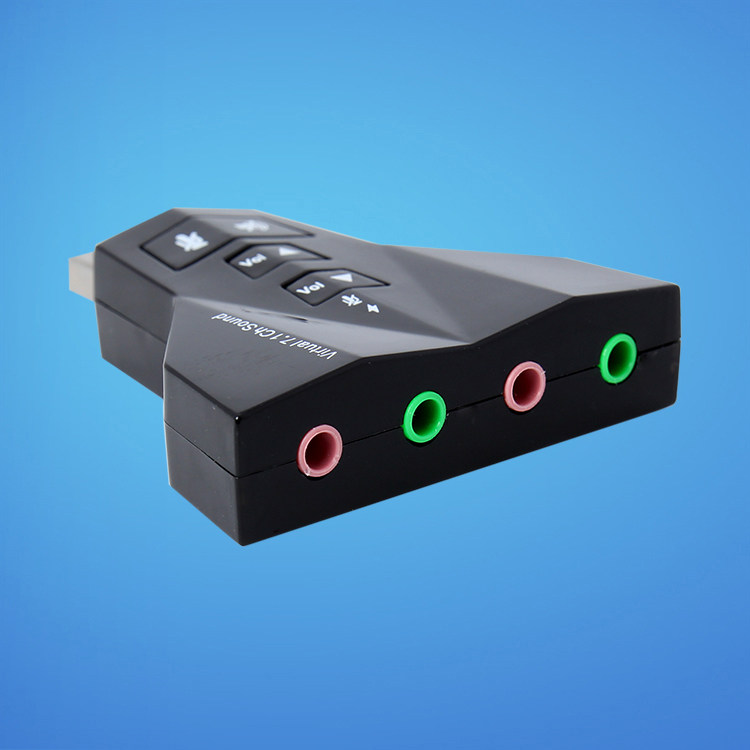 USB 사운드 카드 데스크탑 노트북 외부 항공기 사운드 카드 7.1 독립 사운드 카드 컴퓨터 액세서리