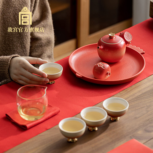 故宫福果·十全十美·茶具套装