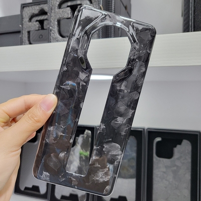 适用于华为Mate40RS保时捷碳纤维手机壳mate50 rs锻造亮碳纤维保护套大镂空 小镂空 磨砂哑光亮面全包手机壳