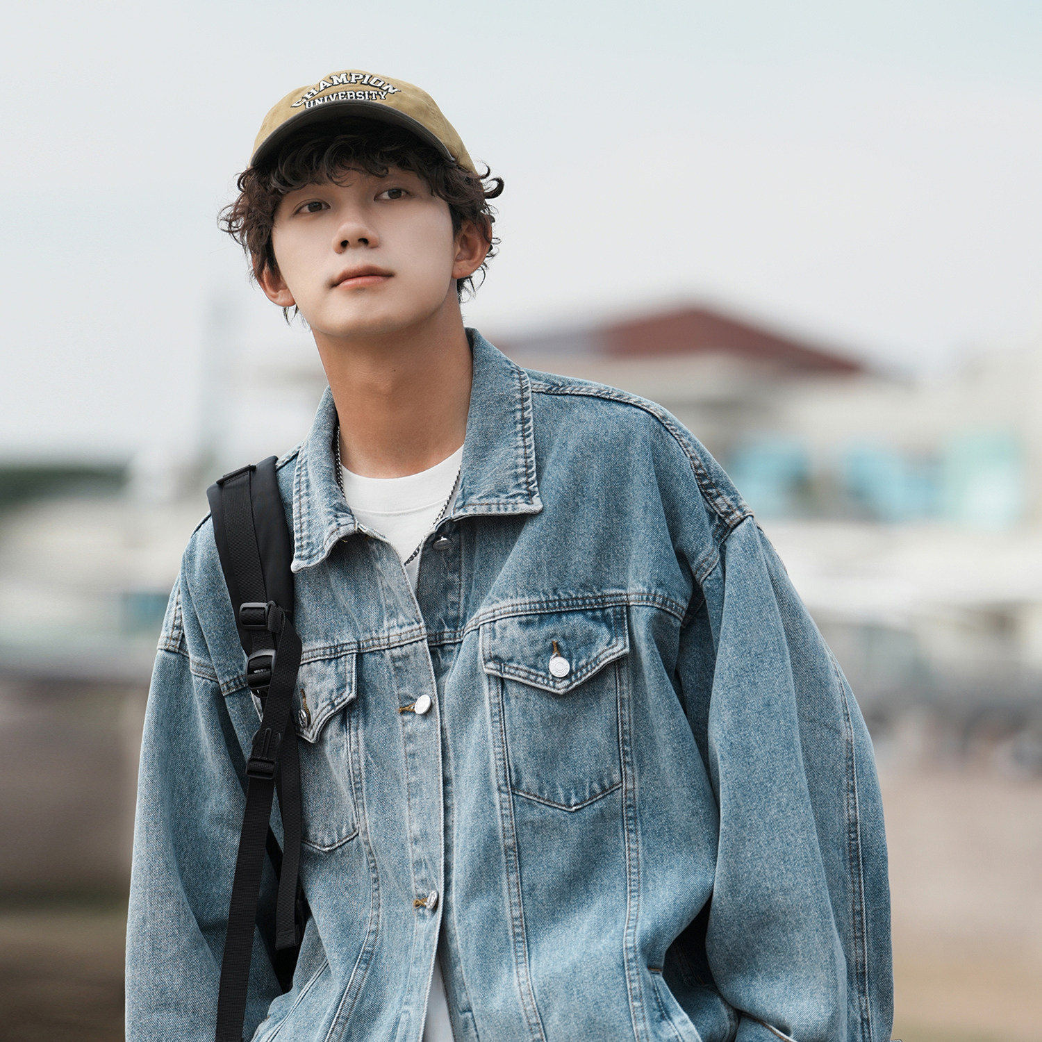 24款牛仔夹克宽松韩版工装潮流水洗外套N991/P98148,男装夹克,星座202