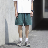 夏季新款直筒纯色净版水洗休闲工装短裤K2202/P50，男装牛仔裤，星座202