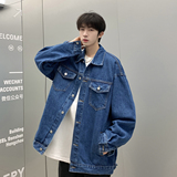 24新款水洗牛仔情侣夹克上衣N77/P85，男装夹克，星座202