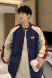 24款撞色棒球服潮流情侣字母夹克上衣9106/P95，男装夹克，星座202