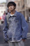 24款新款纯色净版水洗牛仔夹克上衣N606/P98，男装夹克，星座202