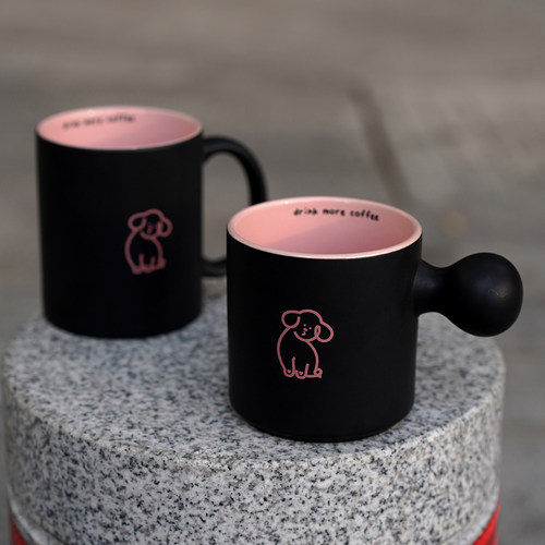 blackpink黑粉小狗马克杯子