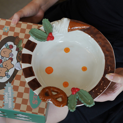 景德镇手作陶瓷盘子釉下彩