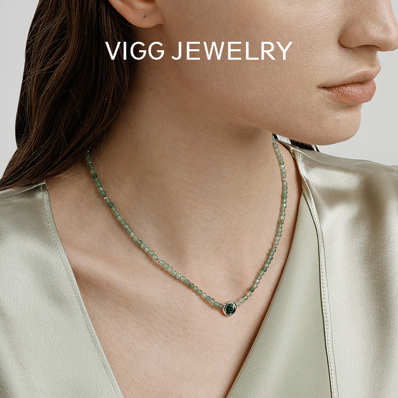 VIGG绿野项链女高级轻奢感