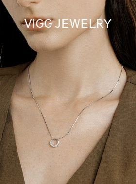 VIGG圆圈项链女轻奢小众高级感