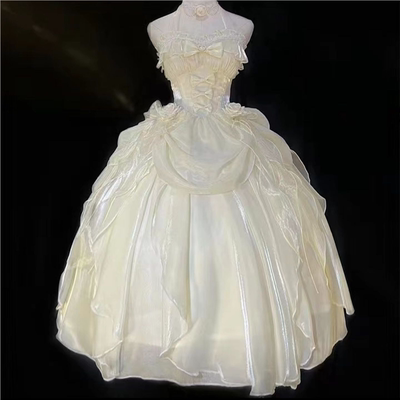 全款吊带连衣裙JSK仙气仙蒂玫瑰Lolita浪漫优雅lolita裙子