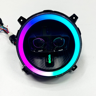 小牛NX-NXT100瓦双矩阵激光LED透镜从天而降系列无损直上大灯改装