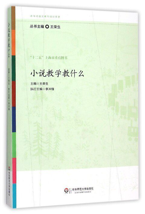 小说教学教什么 丛书主编王荣生 参与式语文教师培训资源丛书 语文课堂教学设计 语文教师备课教程参考书籍  华东师范大学出版社