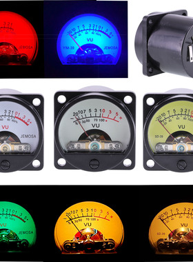 胆机电平表500VU绿色LED背光音箱功放音频表头驱动接功放输出