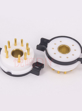 EIZZ特氟龙9脚管座 大九脚电子管座 西电WE437 WE429 8233 WE418A