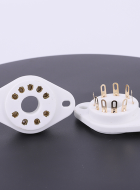 西门子RS1003 F3A 射频管插座 GZC9-P 陶瓷9脚电子管管座