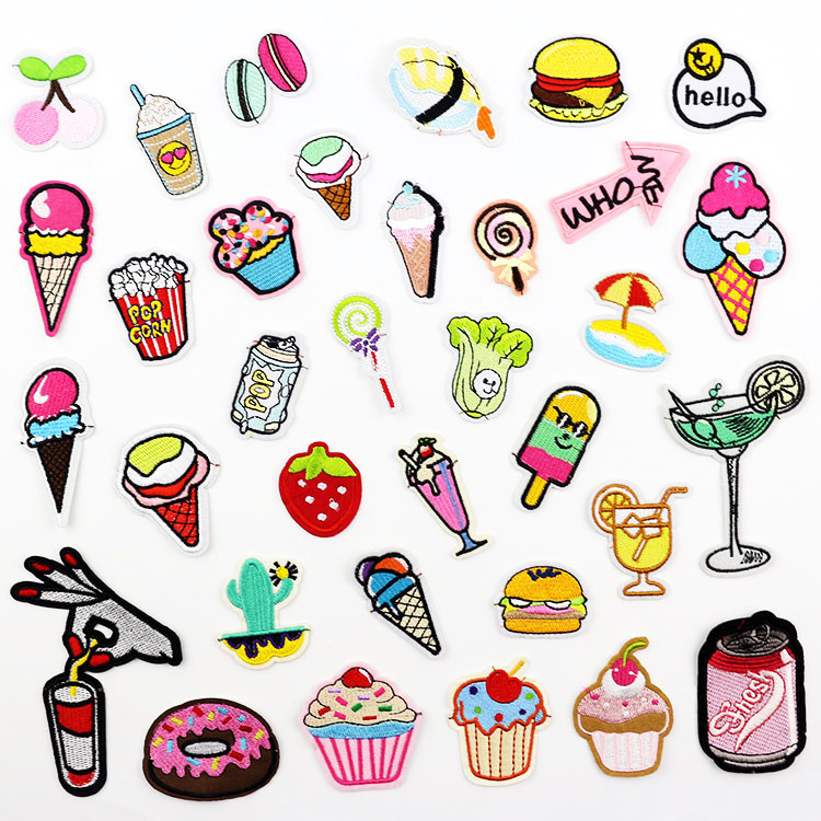 小号布贴百搭卡通补丁贴时尚童装牛仔裤装饰贴修补破洞熨烫贴补丁