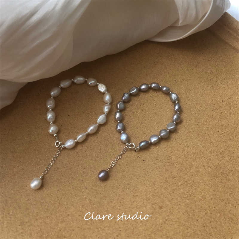 珍珠巴洛克纯银简约女