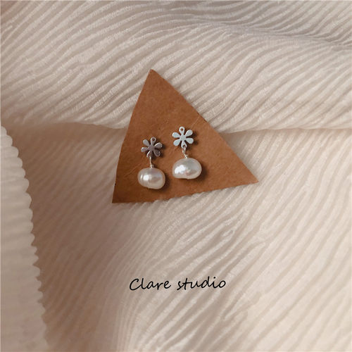 小雏菊福利款天然珍珠手作秀气女