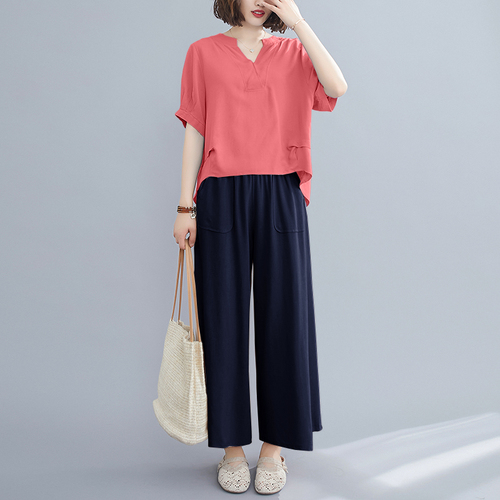 乐乐大码棉麻女装