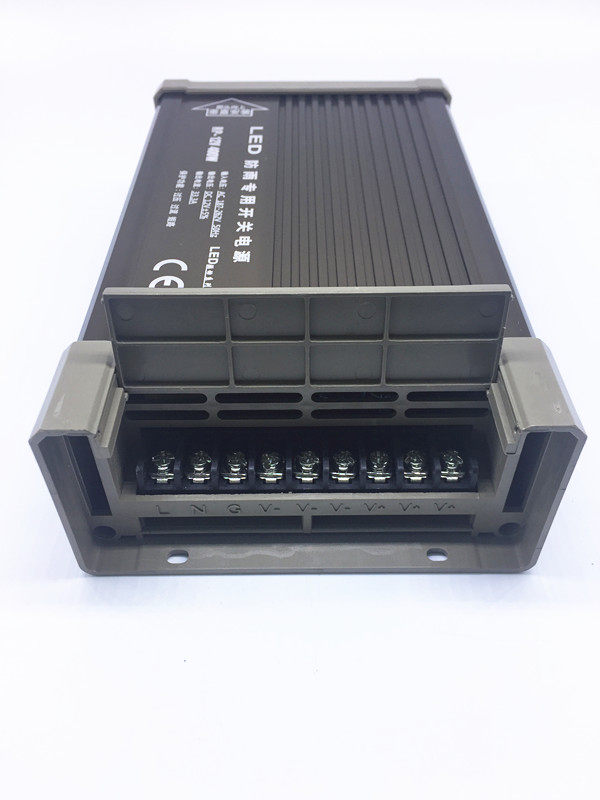 LED防雨开关电源12V33A RP-12V400W铝合金型材专用监控 能星电源