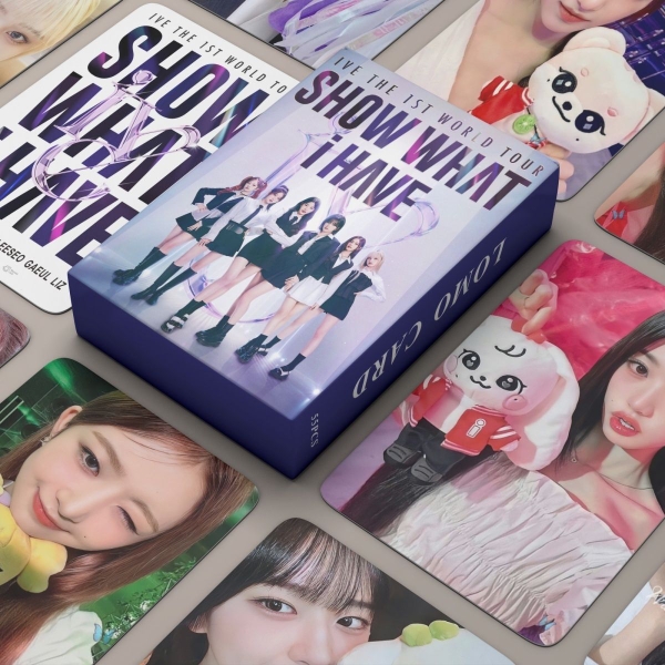 55张IVE 小卡演唱会退款卡片闪光小卡张元英安宥真LIZ周边