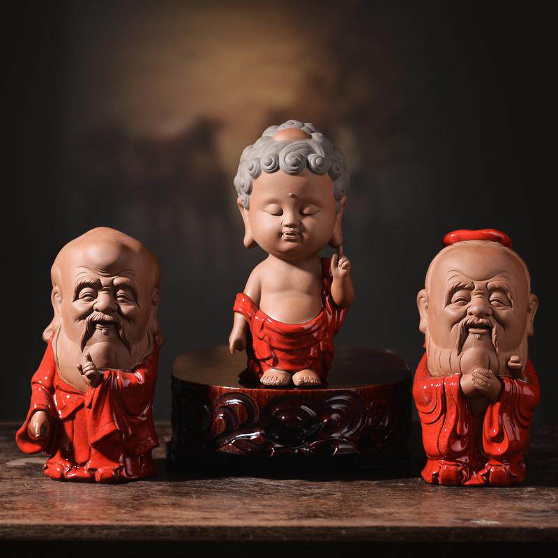 陶瓷古典人物孔子旺学老子如来摆件中高考研励志学生考试加油礼物