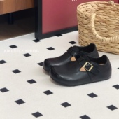 新款 皮鞋 时尚 女百搭休闲单鞋 平底舒适勃肯鞋 欧洲站2026春季