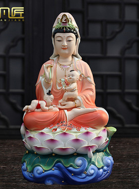陶瓷送子观音菩萨佛像