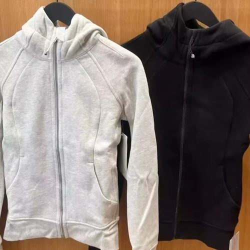 高品质Scuba修身连帽开衫卫衣女