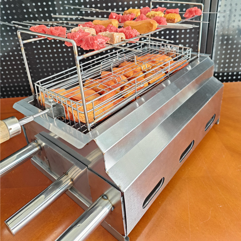 加厚款淄博烧烤无烟炉子山东家用商用小网红木炭碳烤户外烧烤架