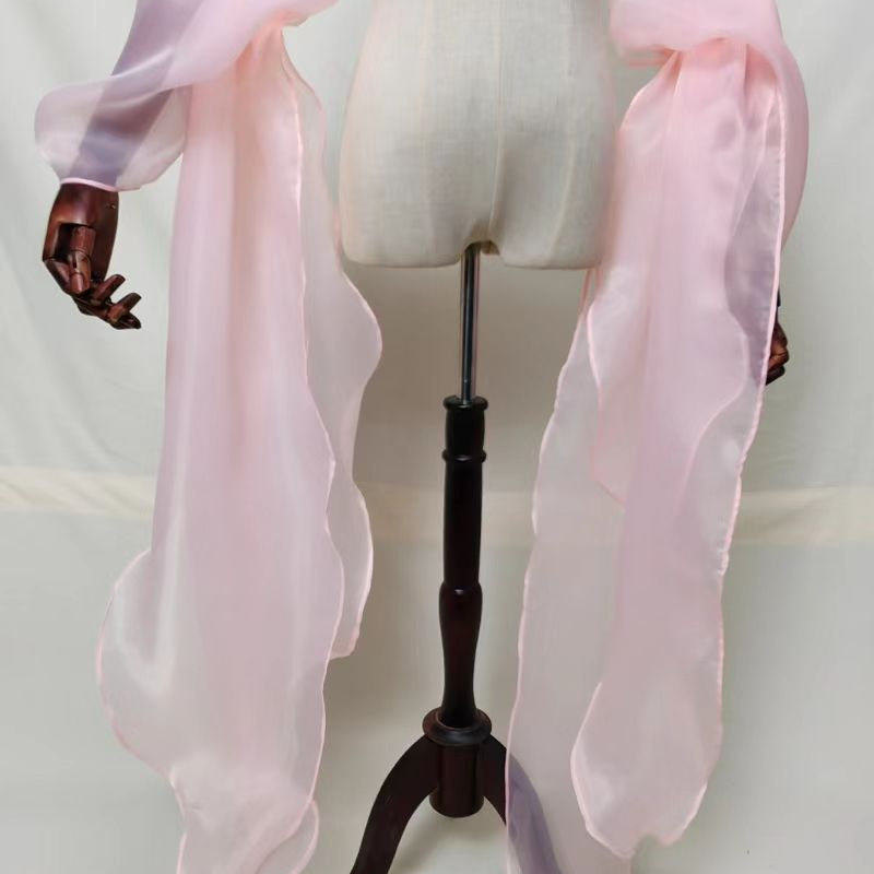 婚纱配饰新娘森系礼服白色袖套手袖蝴蝶飘纱影楼袖子防晒遮肉显瘦