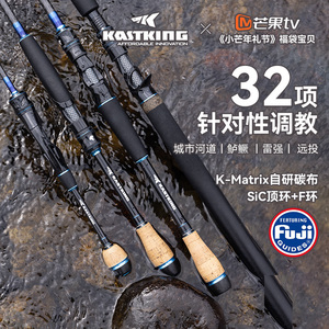 卡斯丁斯巴达3路亚竿新款直柄枪柄打黑远投竿微物泛用雷强钓鱼竿